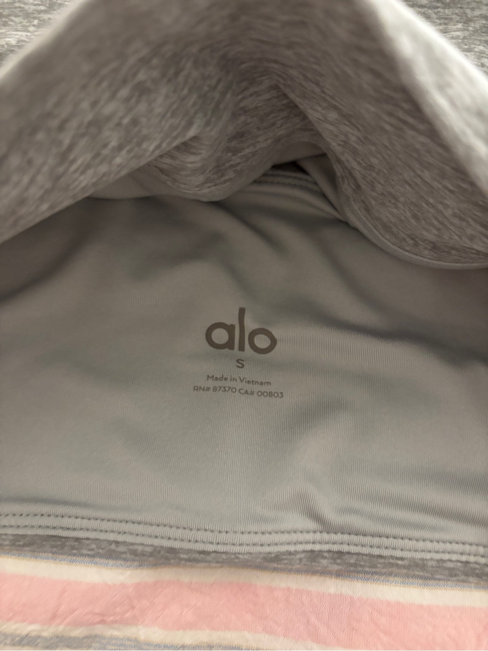 grey alo yoga workout set small - Picture 3 of 5